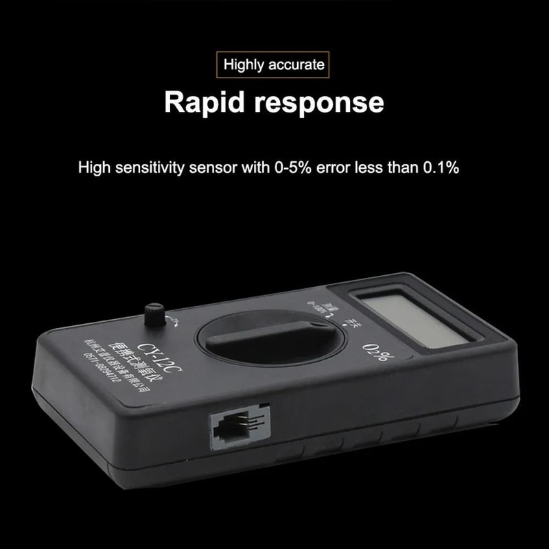 Portable Oxygen Analyzer Handheld Oxygen Measurement Device Oxygen Concentration Meter