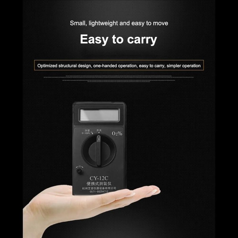 Portable Oxygen Analyzer Handheld Oxygen Measurement Device Oxygen Concentration Meter