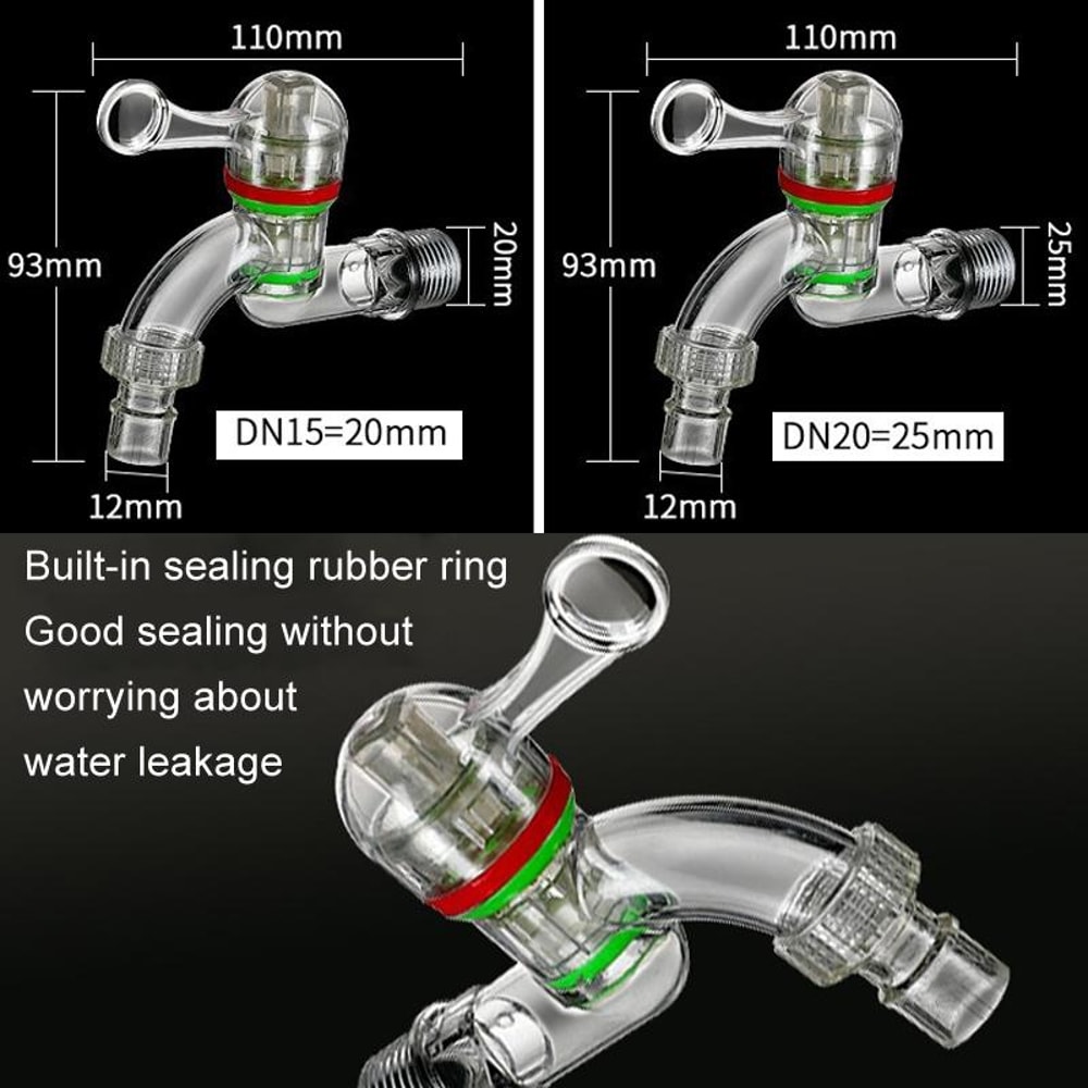 AntiFreezing Transparent Faucet Hose For Winter Water Catch And Protection 1