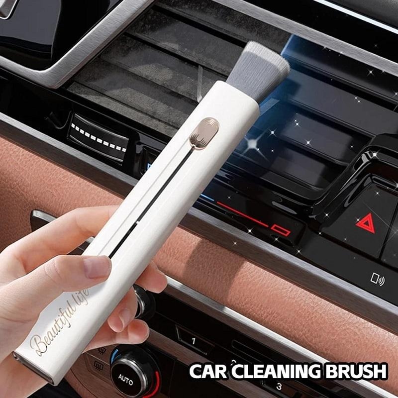 Car Air Vent Cleaner Microfiber Dust Brush for Car AC Outlet Gap Cleaning Tool