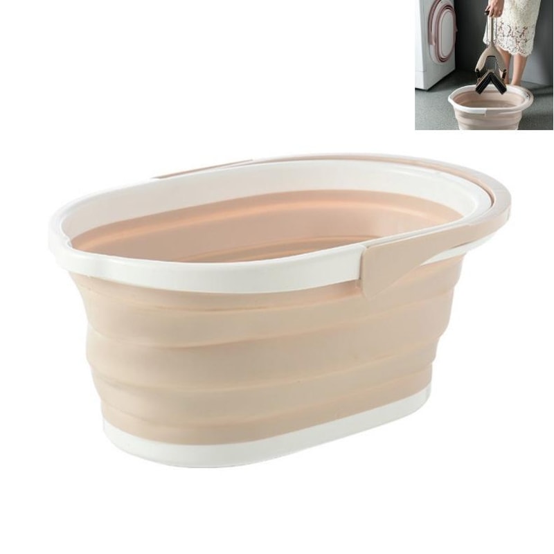 Foldable Mop Bucket Space Saving Collapsible Cleaning Bucket For Home Use 7
