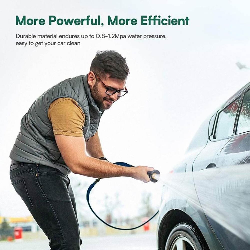 Heavy Duty Metal Garden Watering & Car Wash High Flow Nozzle