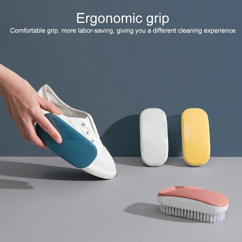 Soft Bristle Shoe Cleaning Brush MultiPurpose Laundry Scrub Brush For Clothes Footwear 5