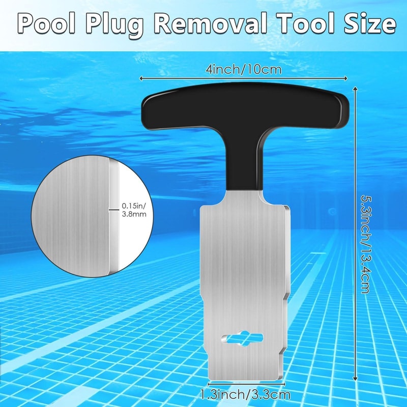 Heavy Duty Pool Plug Removal Tool For Hayward Jets Stainless Steel Pool Jet Removal Tool 1