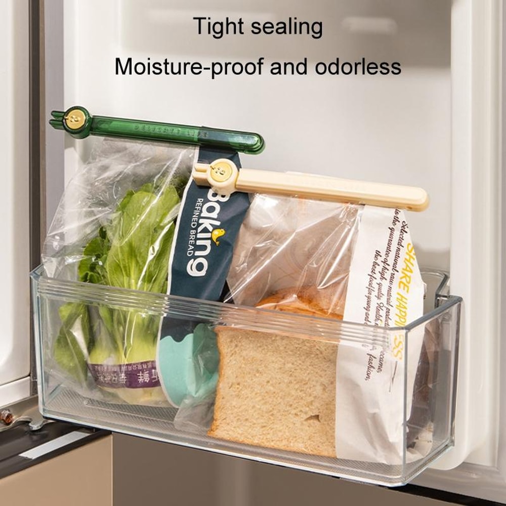 Magnetic Bag Sealing Clips For Food Storage Freshness Kitchen Snack Organizer 9
