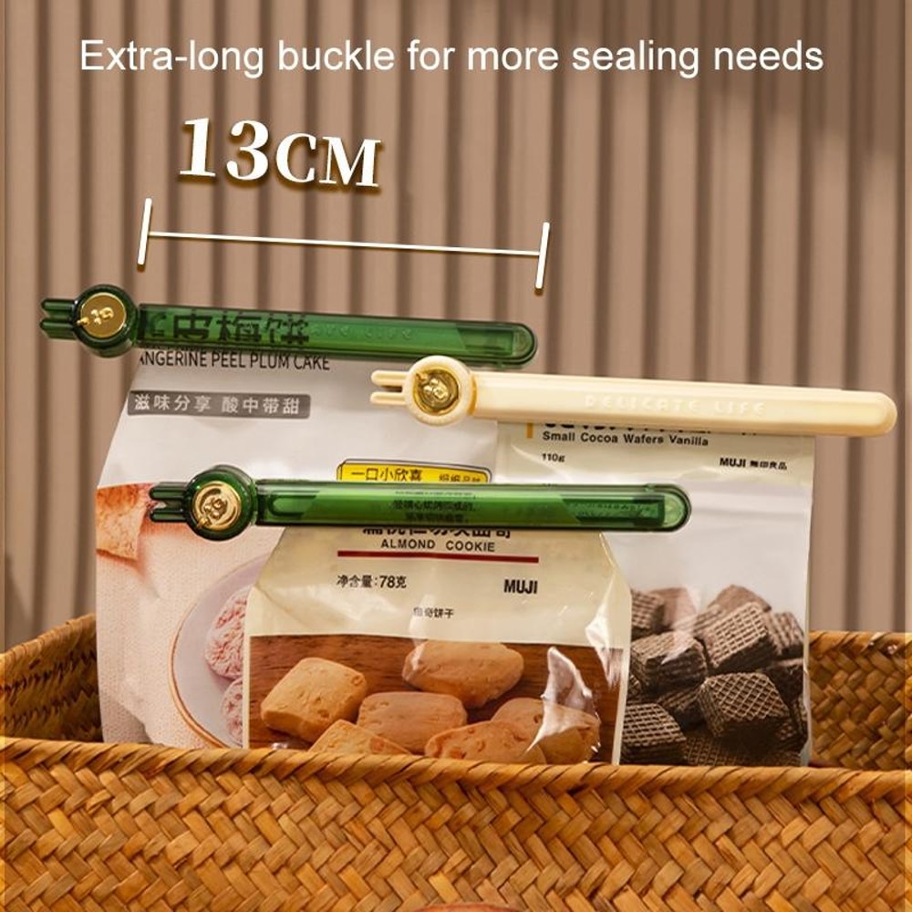 Magnetic Bag Sealing Clips For Food Storage Freshness Kitchen Snack Organizer 6