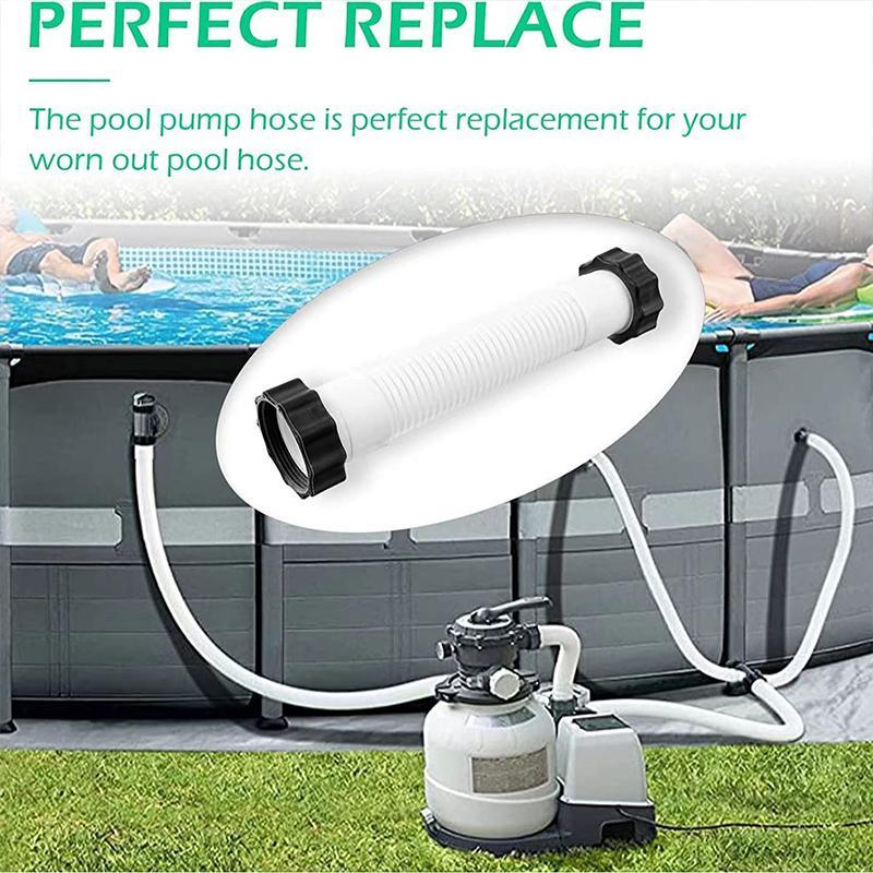 Heavy Duty Pool Hose Replacement 42mm For Intex Filter Pump Durable Flexible Above Ground Pool Hose 5