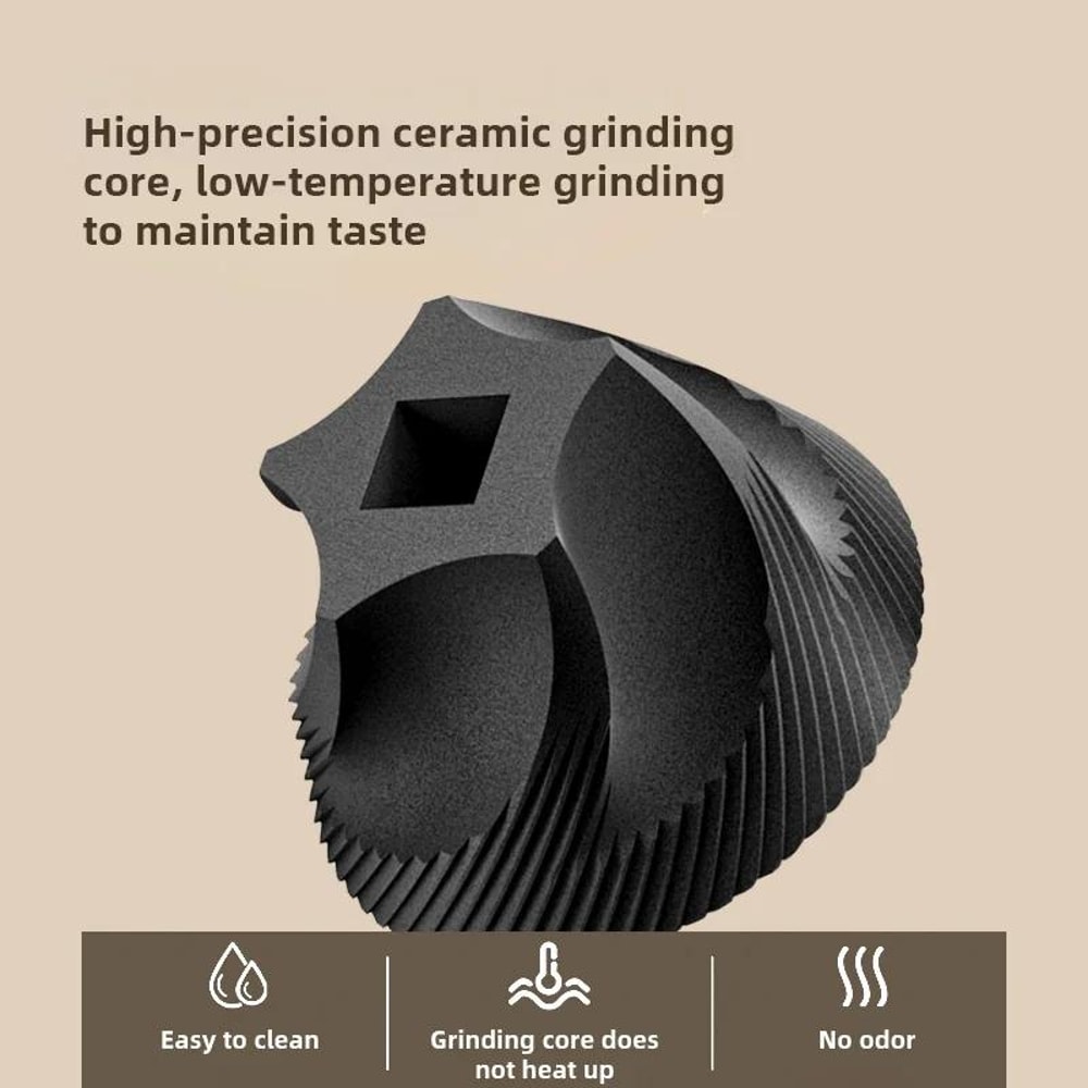 USB Rechargeable Electric Coffee Grinder Adjustable Burr Portable Coffee Bean Grinder 3