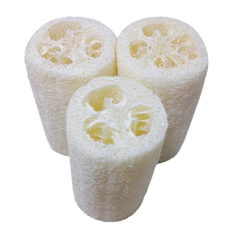 Natural Loofah Body Scrubber Exfoliating Bath Sponge for Shower & Skin Care