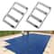 3Pack Stainless Steel Pool Cover Buckle Set For Secure Safety Cover Anchoring 1