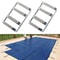 3Pack Stainless Steel Pool Cover Buckle Set For Secure Safety Cover Anchoring 1