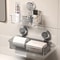 No Drill Wall Mounted Tissue Holder With Suction Cup Bathroom Organizer Box 1