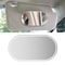 Sun Visor HD Makeup Mirror Stainless Steel Oval Car Vanity Mirror Large