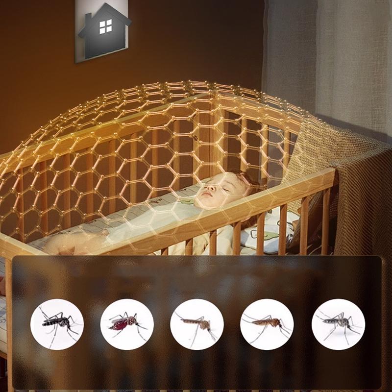 Ultrasonic Mosquito Repellent Night Light USB Plug Indoor Pest Control 6