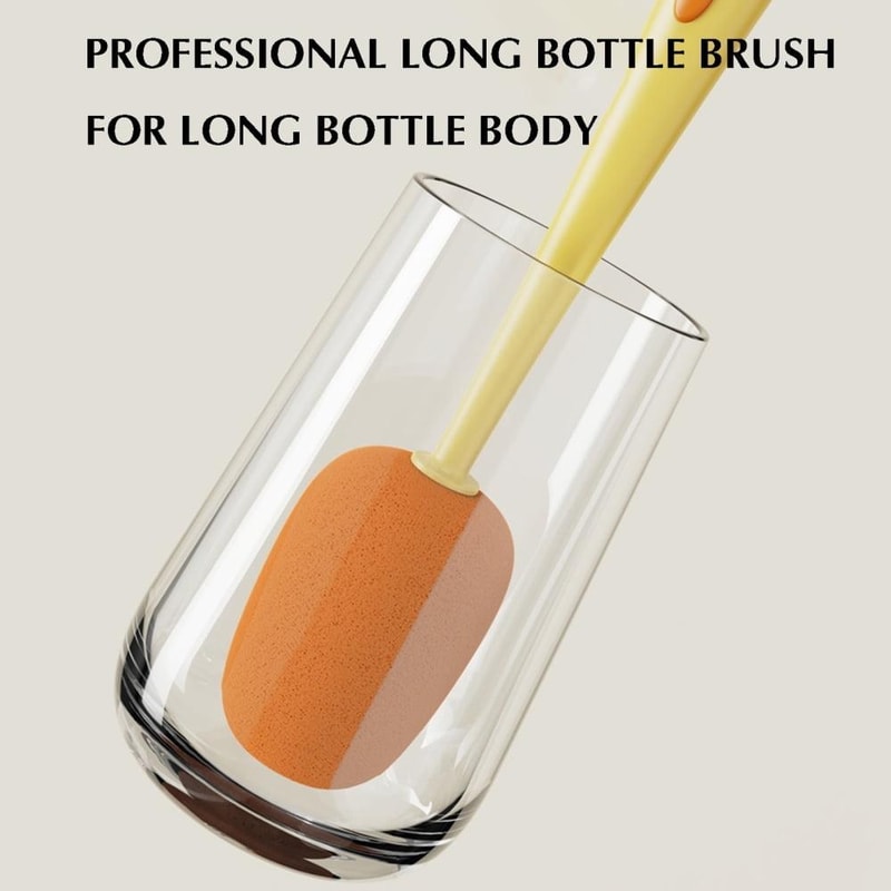 3 In 1 Bottle Cleaning Brush Long Handle Multifunctional Cup Cleaner Tool 1