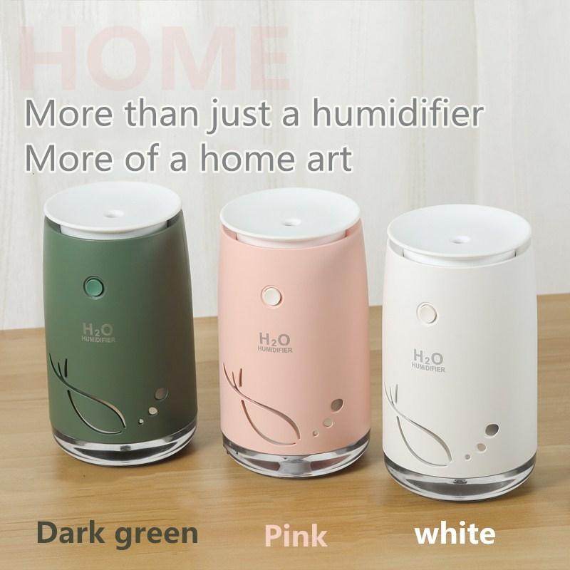 Fish Pattern Portable USB Cool Mist Mini Humidifier For Bedroom Office Silent Desk Air Moisture Dev 11