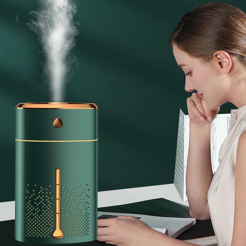 Silent USB Ultrasonic Humidifier With Silver Ion Purification And Night Light 8