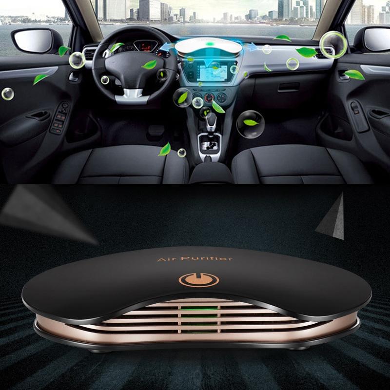 Smart Touch Car Air Purifier With Negative Ions For Home And Vehicle Clean Air 0