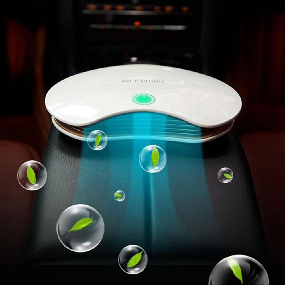 Smart Touch Car Air Purifier With Negative Ions For Home And Vehicle Clean Air 4