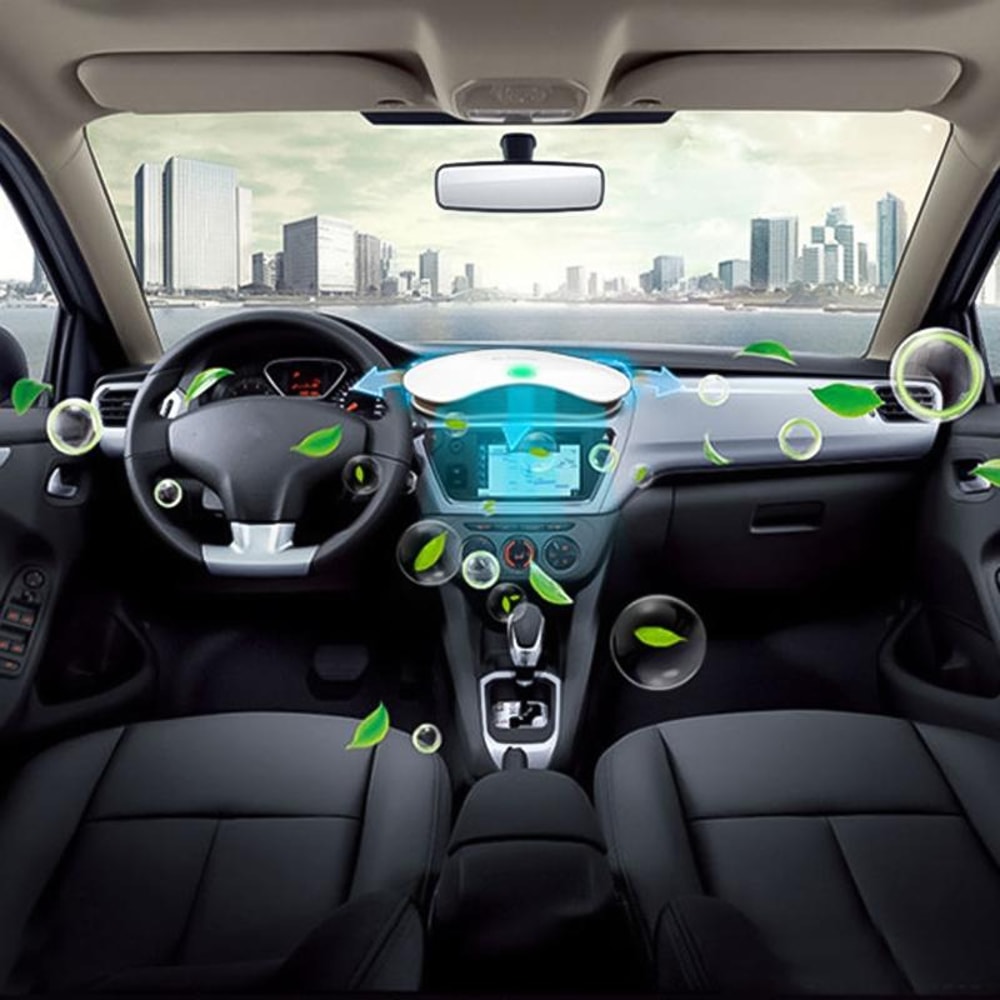 Smart Touch Car Air Purifier With Negative Ions For Home And Vehicle Clean Air 6