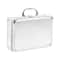 Aluminum Alloy Portable Tool Box Multifunctional Lockable Storage Case Silver
