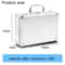 Aluminum Alloy Portable Tool Box Multifunctional Lockable Storage Case Silver