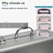 Aluminum Alloy Portable Tool Box Multifunctional Lockable Storage Case Silver