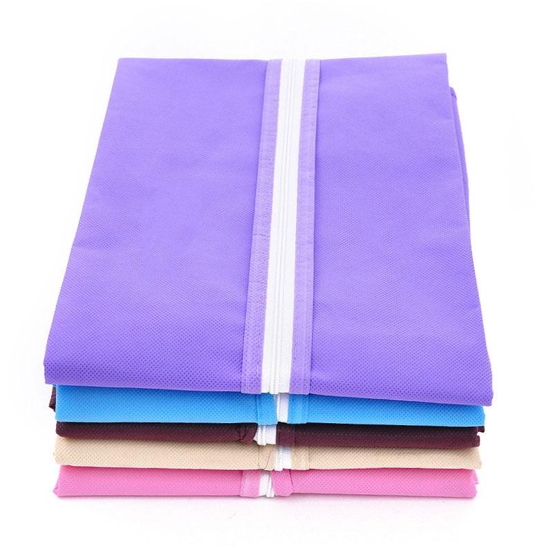 Blue Candy Colors Clothes Storage Bag Garment Suit Cover Dust Protector For Wardrobe Organization 2