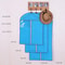 Blue Candy Colors Clothes Storage Bag Garment Suit Cover Dust Protector For Wardrobe Organization 5