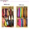 Blue Candy Colors Clothes Storage Bag Garment Suit Cover Dust Protector For Wardrobe Organization 7