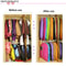 Blue Candy Colors Clothes Storage Bag Garment Suit Cover Dust Protector For Wardrobe Organization 7