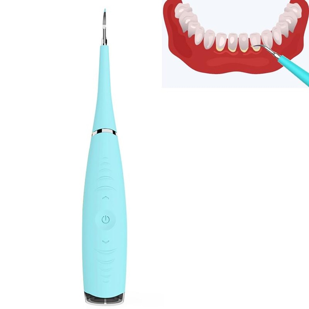 5Speed USB Rechargeable Electric Teeth Polisher Waterproof Dental Cleaning Tool 8