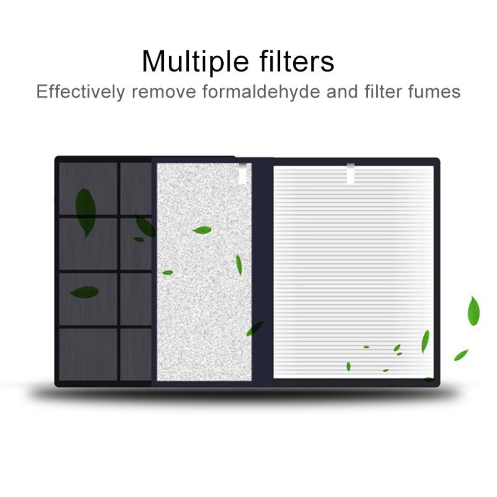 Smart Touch Car Air Purifier With Negative Ion Filtration For Home Vehicle 8