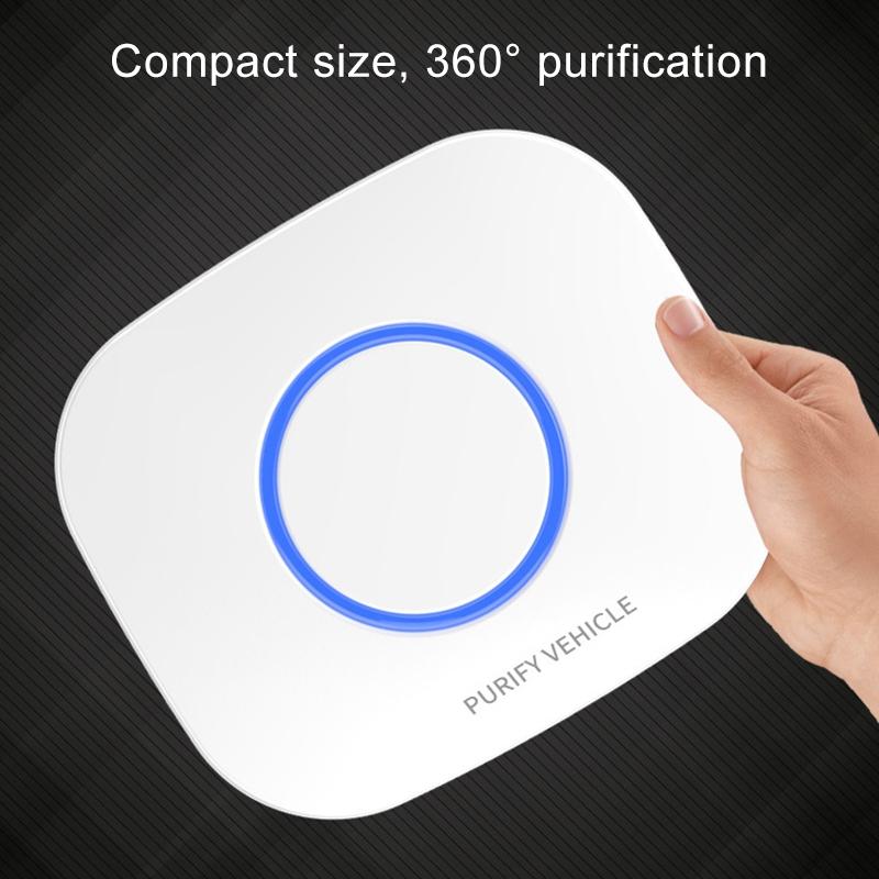 Smart Touch Car Air Purifier With Negative Ion Filtration For Home Vehicle 4