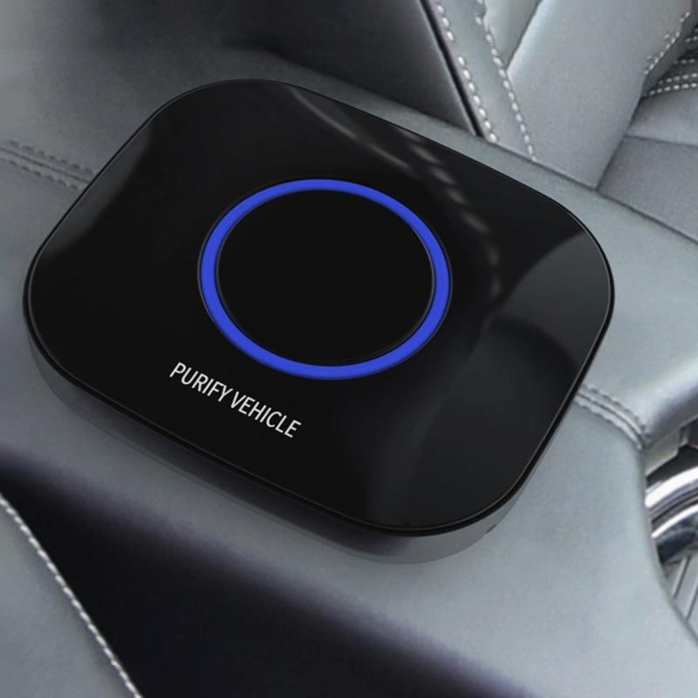 Smart Touch Car Air Purifier with Negative Ion Filtration for Home & Vehicle