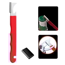 portable knife & garden tool sharpener multifunction handheld bottle opener wrench tool