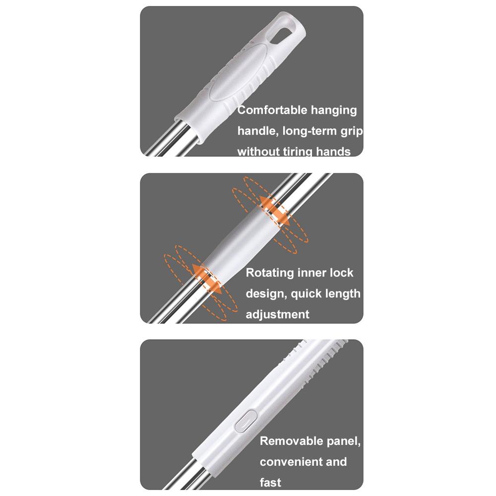 Telescopic Window Cleaner Double Sided Extendable Glass Cleaning Tool 1