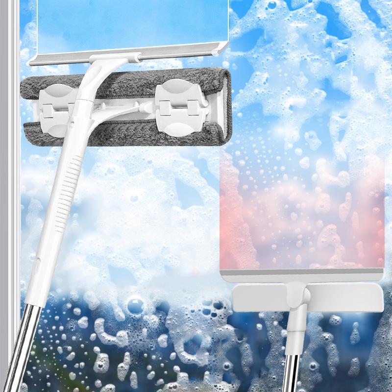 Telescopic Window Cleaner Double Sided Extendable Glass Cleaning Tool 6