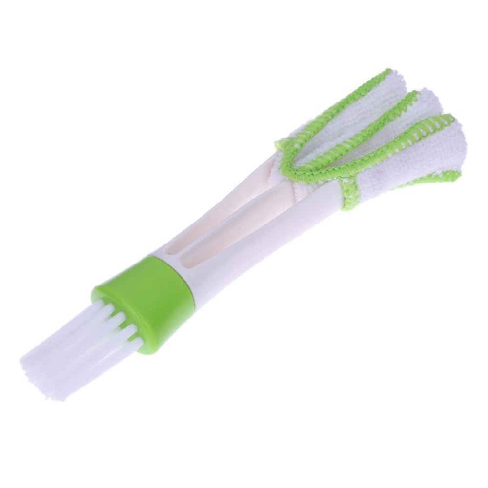 Double Ended Car Air Vent Cleaning Brush & Keyboard Dusting Brush Set