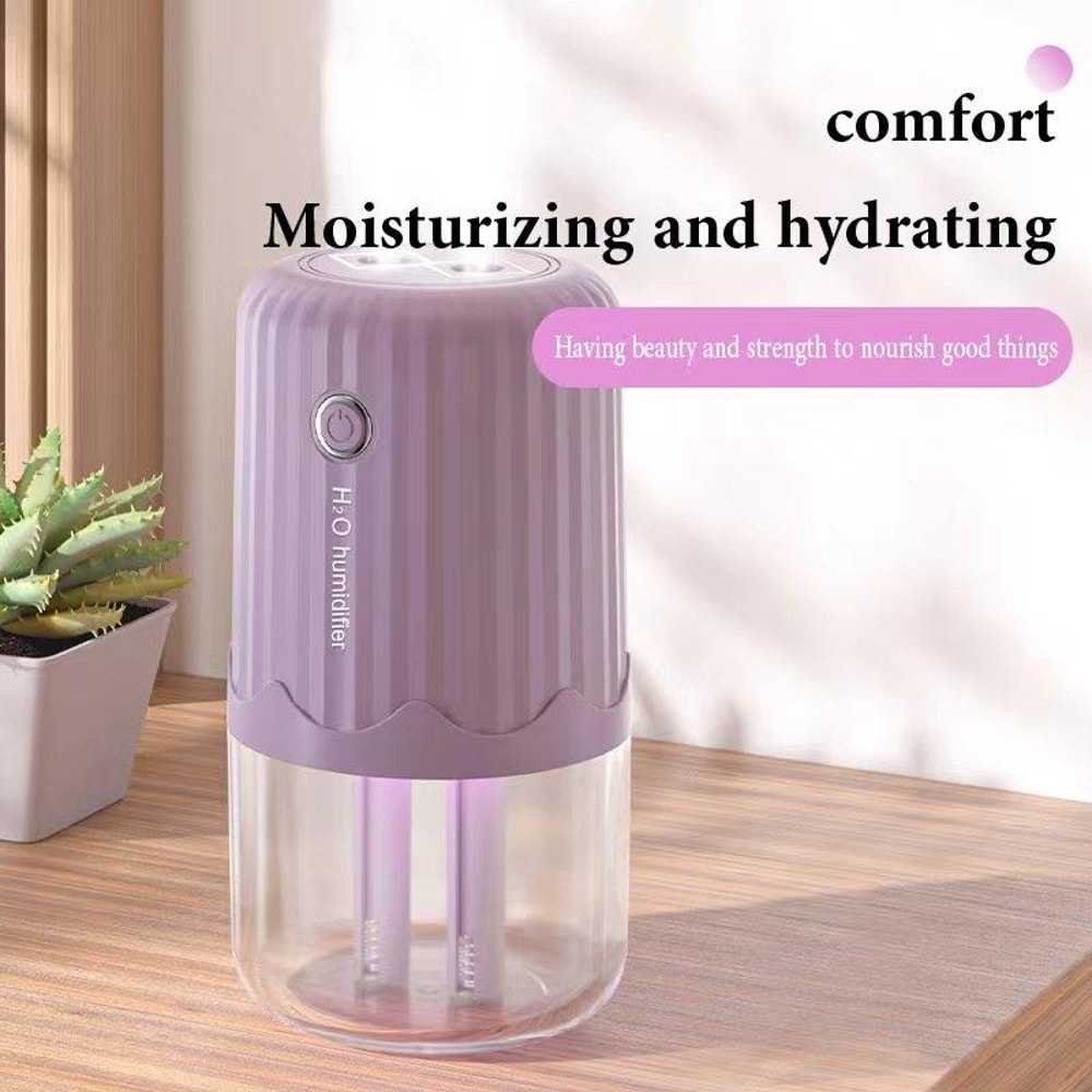 T06 Large Capacity Cool Mist Humidifier With Night Light Dual Spray Air Diffuser 2