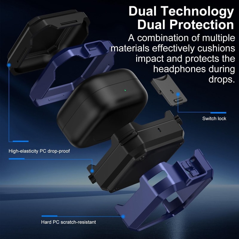 Thunder Armor Buds 4 Case Cover Shockproof Clip On Case For Buds Protective Shell 9