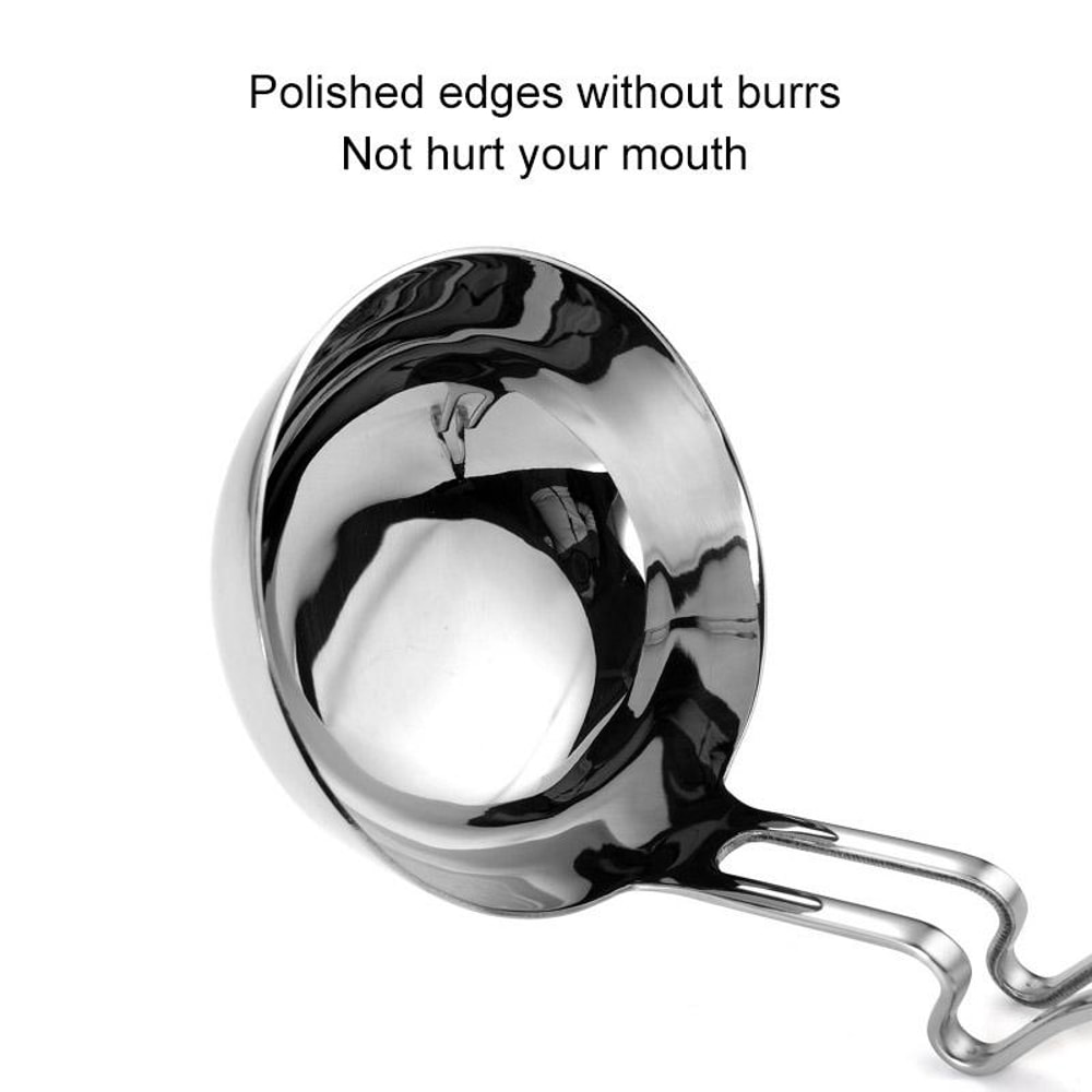 Stainless Steel HotPot Hanging Soup Ladle Skimmer Spoon for Hot Pot & Home Cooking