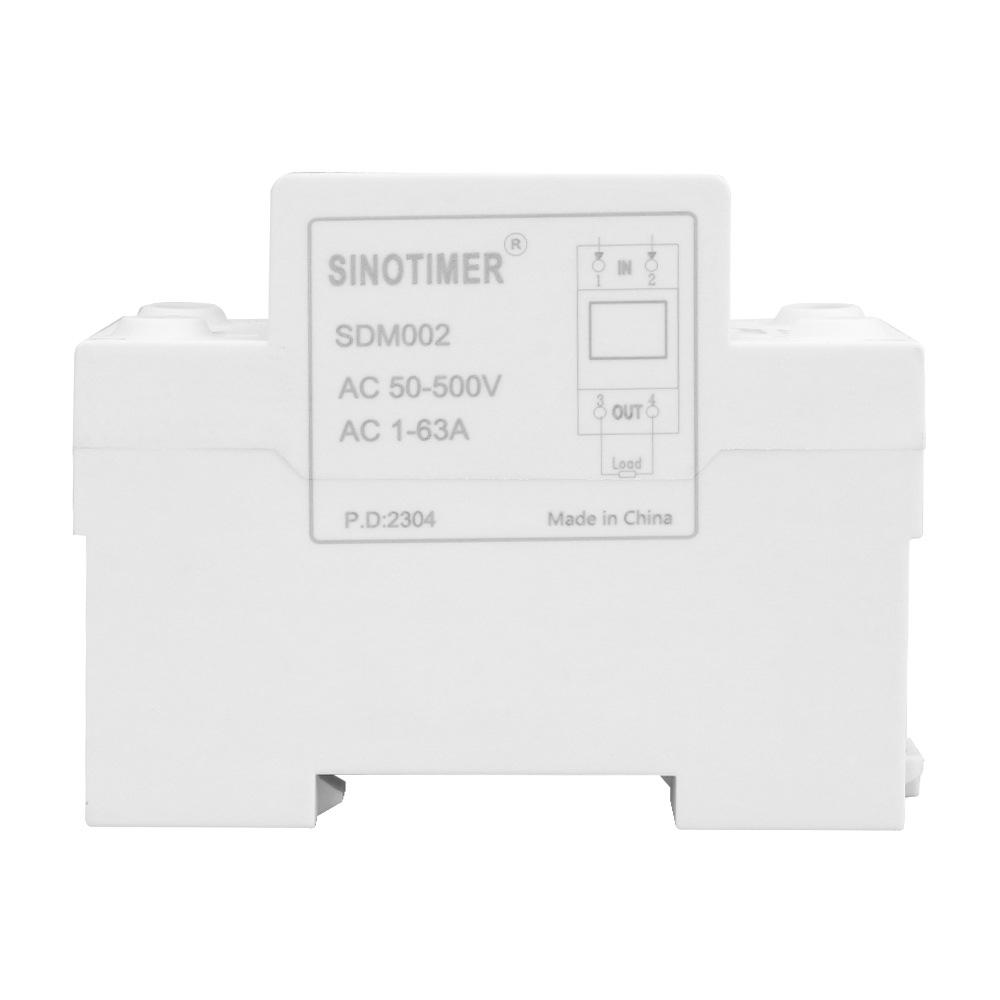 Dual Display DIN Rail Voltage Current Meter For Home Electrical Monitoring 5