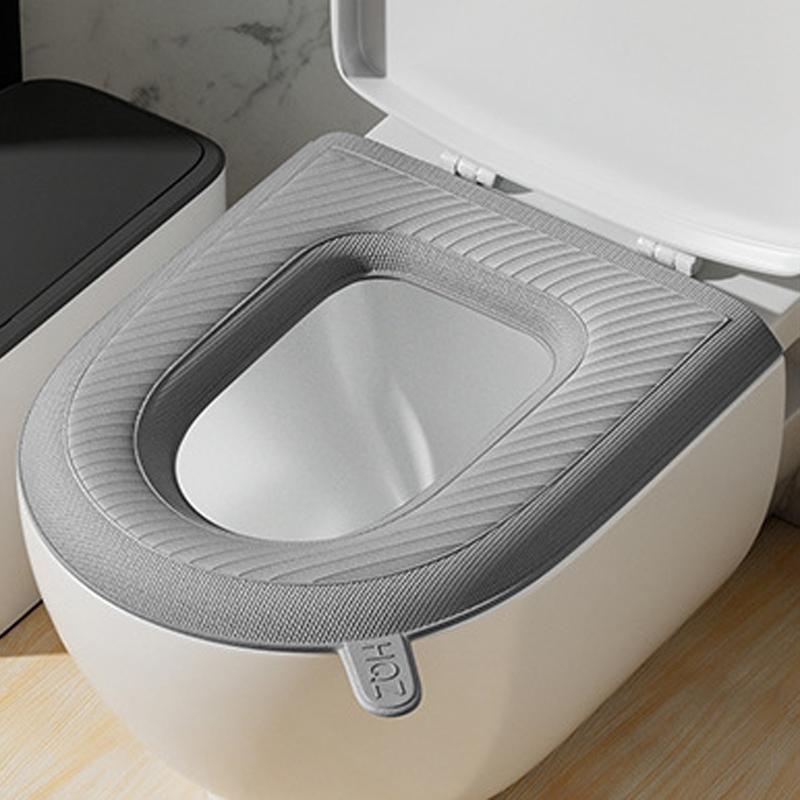 EVA Waterproof Toilet Seat Cushion Soft Washable Padded Toilet Seat Cover For Comfort Hygiene 0