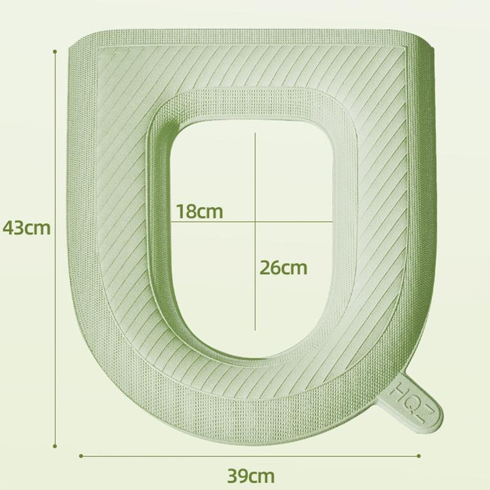 EVA Waterproof Toilet Seat Cushion Soft Washable Padded Toilet Seat Cover For Comfort Hygiene 1