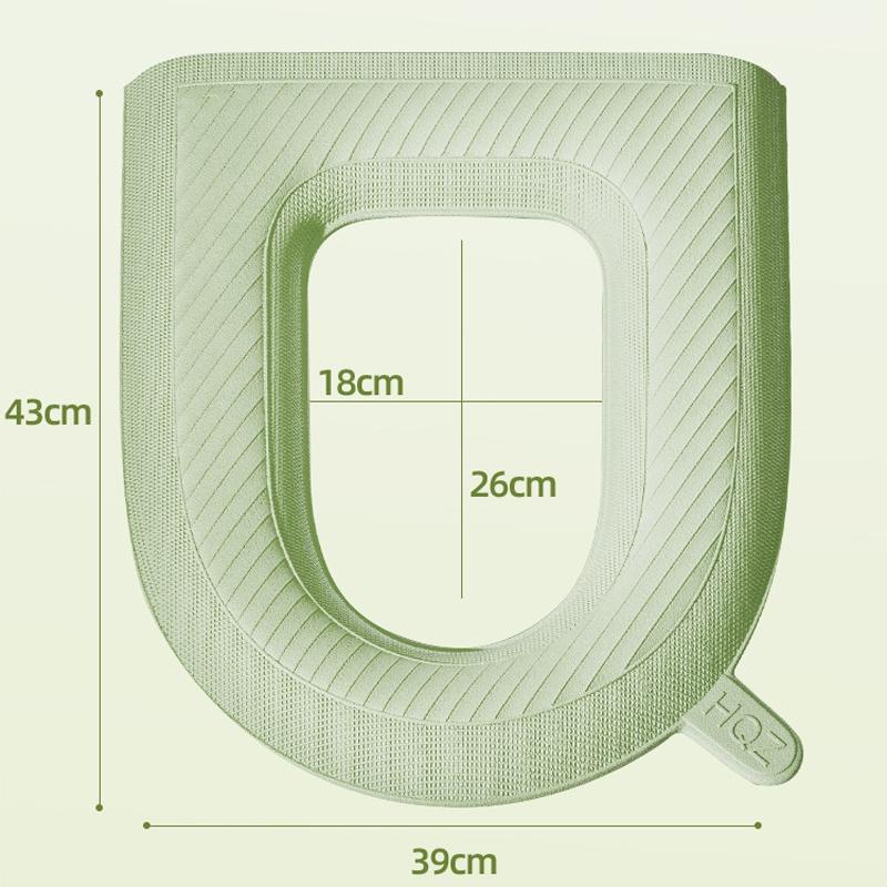 EVA Waterproof Toilet Seat Cushion Soft Washable Padded Toilet Seat Cover For Comfort Hygiene 1