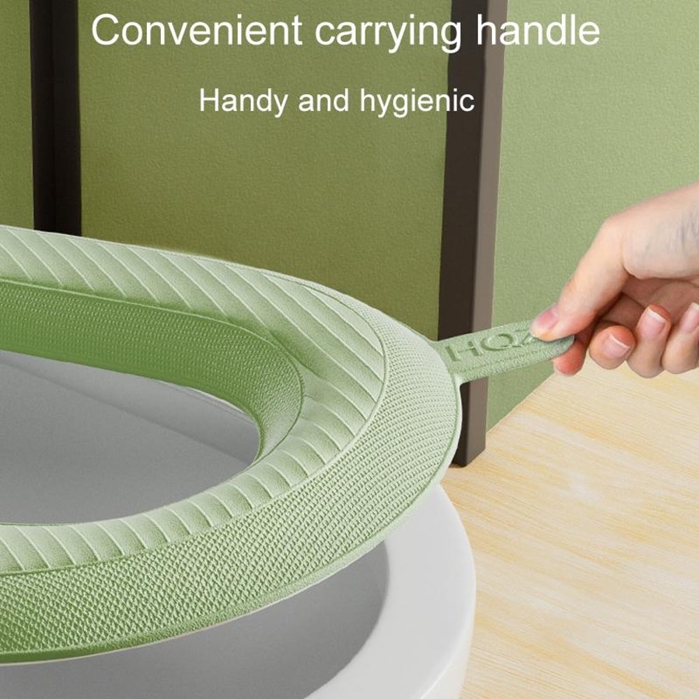 EVA Waterproof Toilet Seat Cushion Soft Washable Padded Toilet Seat Cover For Comfort Hygiene 8