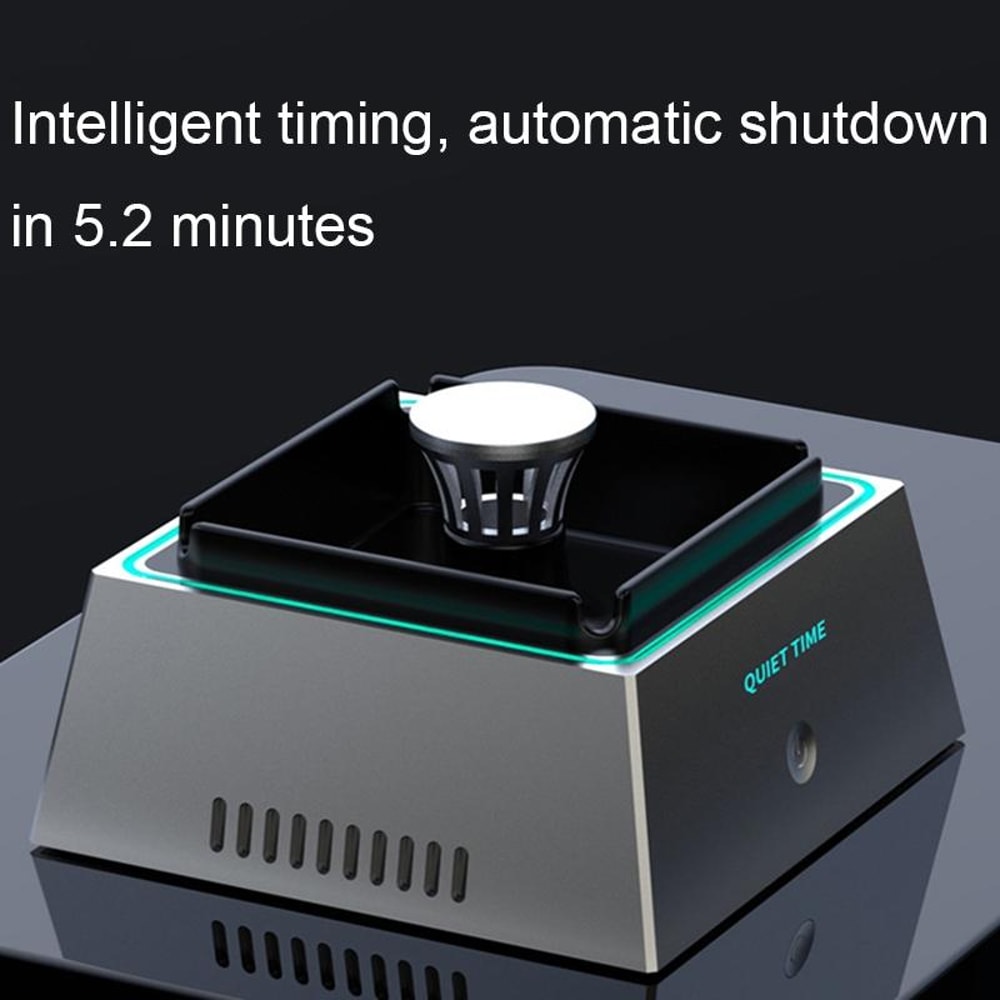 Smart Smokeless Ashtray With Negative Ion Air Purifier And Ambient Light 11