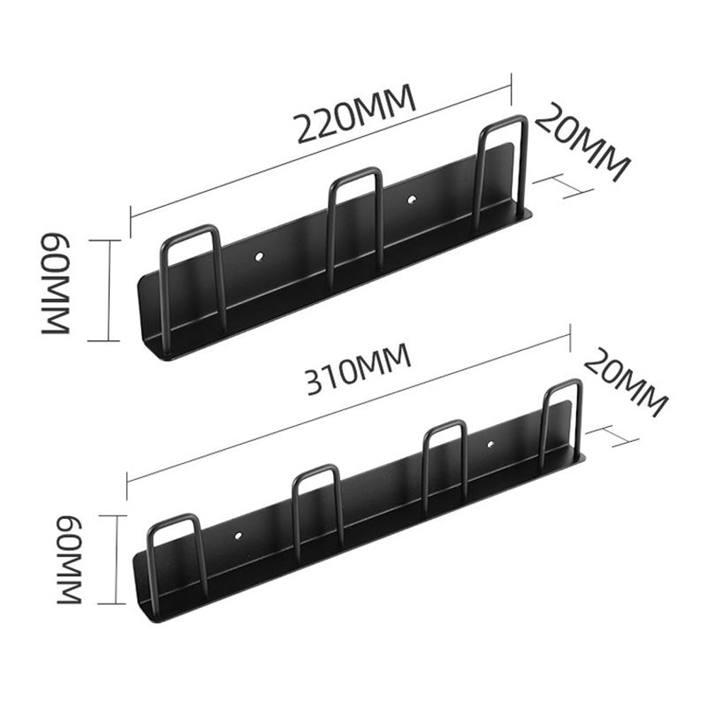 Wall Mounted Cup Holder Inverted Cup Rack No Drill Drainage Mug Organizer 1