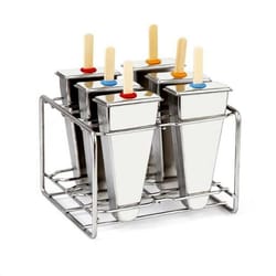 stainless steel popsicle mold diy ice cream maker set reusable ice cream & homemade popsicle mold